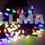Гірлянда Нитка Свічка Мультик 40LED чорний провід